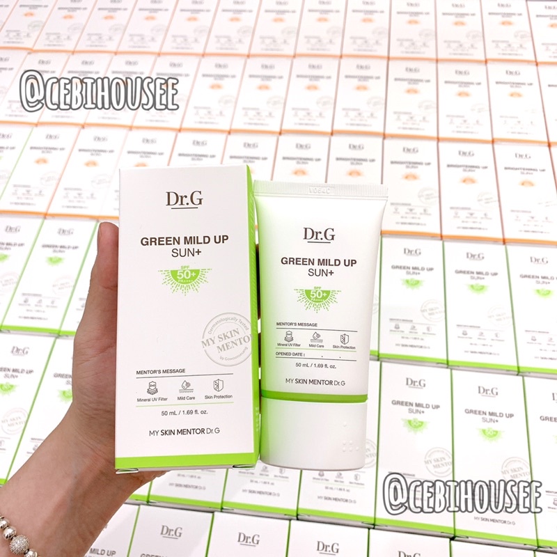 Kem Chống Nắng Dr.G GREEN MILD / BRIGHTENING UP Sun SPF50