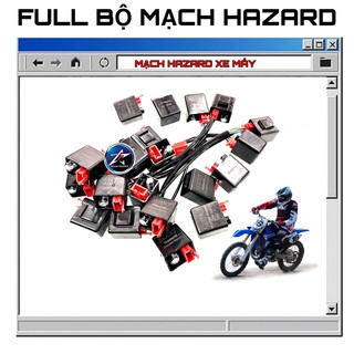 FULL BỘ MẠCH HAZZARD SEIDO CHO XE MÁY CÁC LOẠI