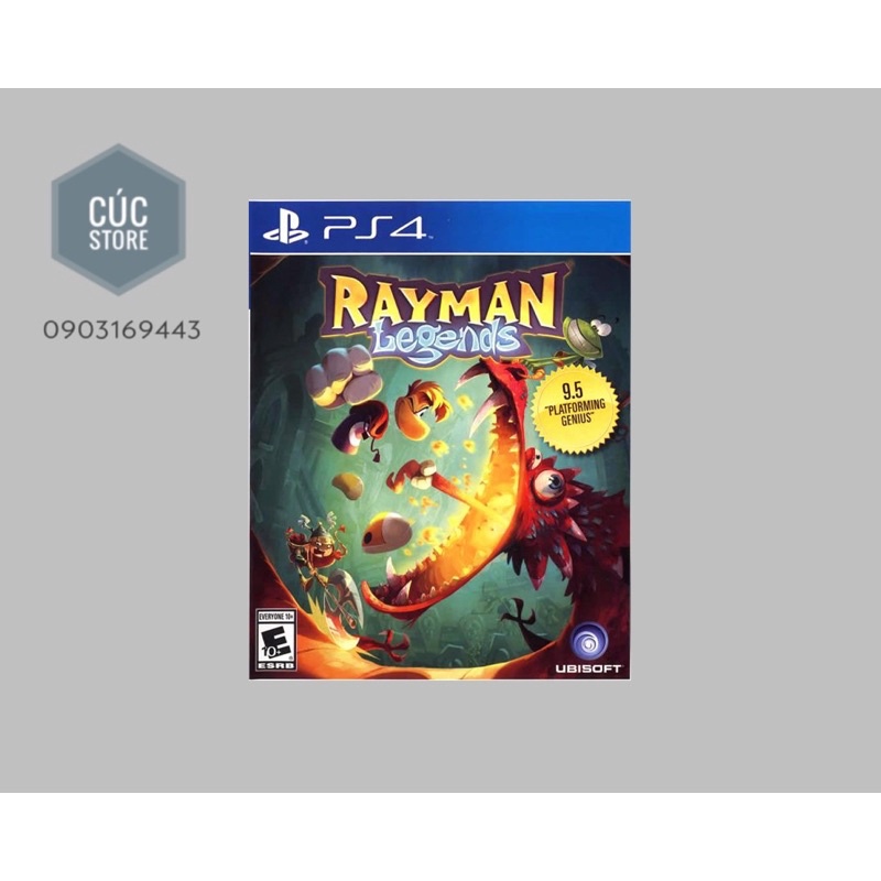 Đĩa chơi game PS4: Rayman Legends