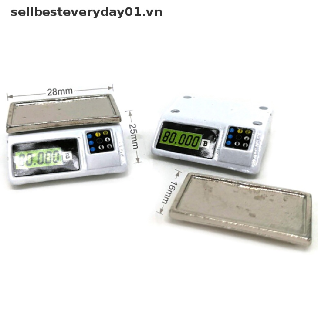Cân Điện Tử Mini Tỉ Lệ 1: 12 Trang Trí Nhà Búp Bê