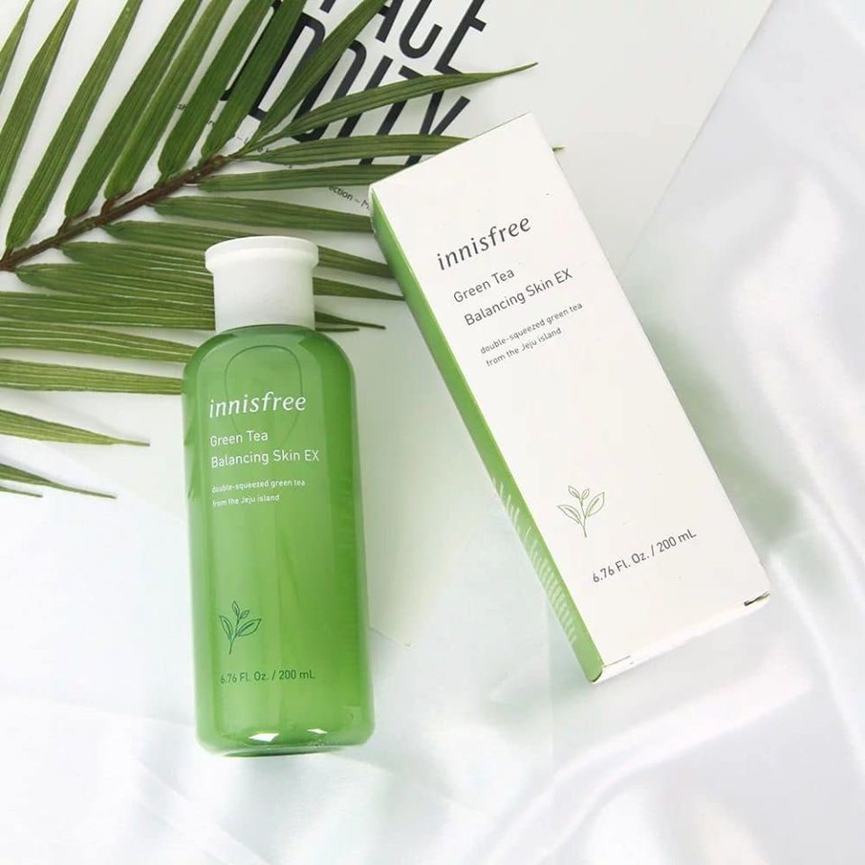 Nước Hoa Hồng Trà Xanh Innisfree Green Tea Balancing Skin EX