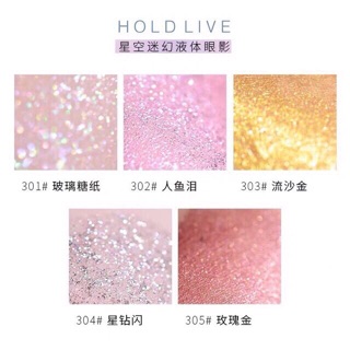 Set 5 nhũ mắt dạng lỏng Lấp lánh Starry Sky Liquid Eyeshadow