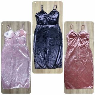 Đầm body nhung