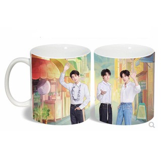 Cốc sứ in hình nhóm nhạc TFBOYS cực đẹp dành cho fan