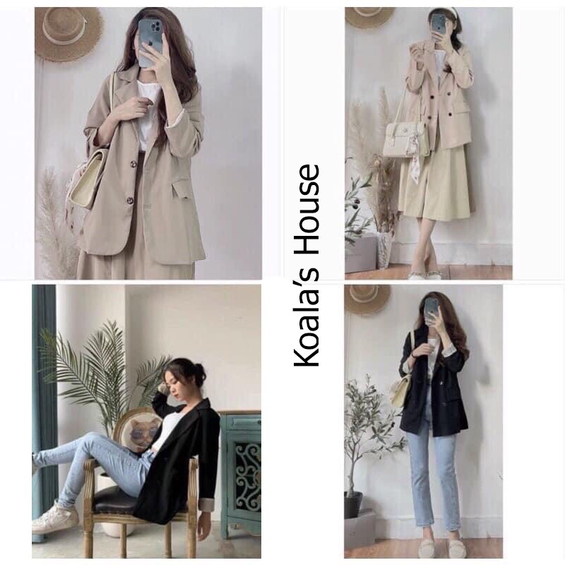 Áo blazer nữ 2 lớp sanh chảnh KOALA, vest nữ khoác ngoài phong cách Hàn Quốc - BLAZ01 | BigBuy360 - bigbuy360.vn