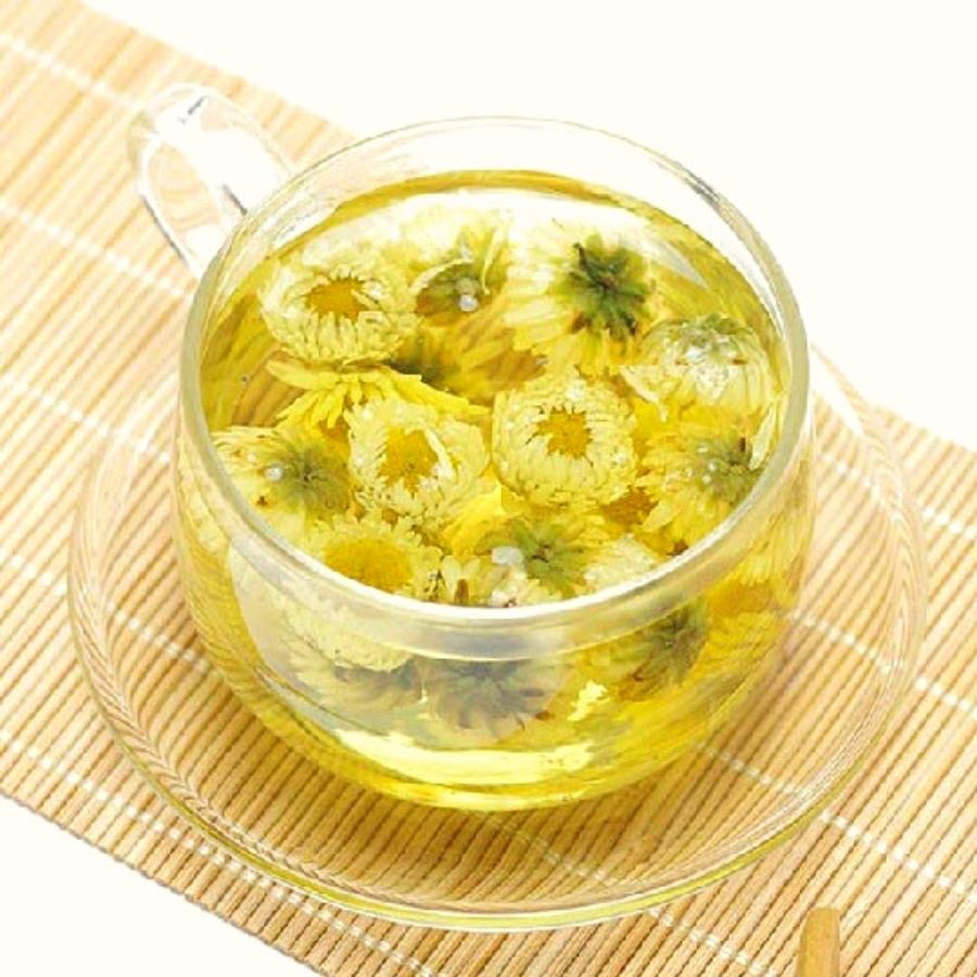 Trà hoa thiên nhiên- KHÔNG CHẤT BẢO QUẢN - Trà hoa cúc trắng, bạch cúc