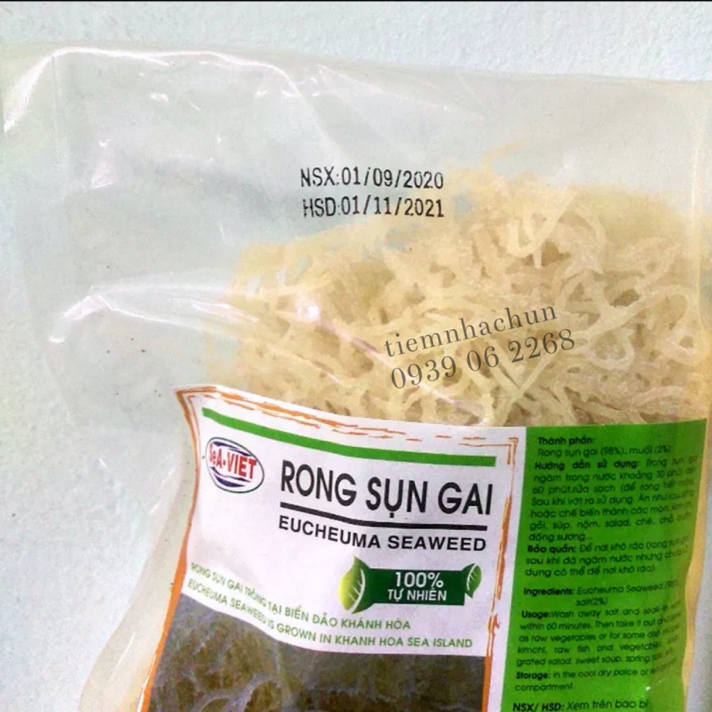 Rong Sụn Gai Muối Sea Việt gói 300g - 500g