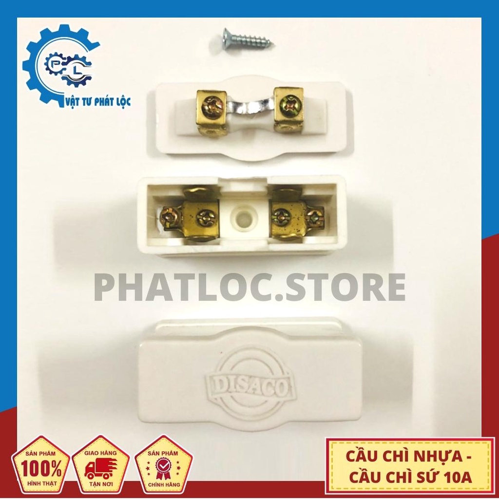 Cầu Chì Nhựa - Cầu Chì Sứ 10A - Cầu Chì Âm