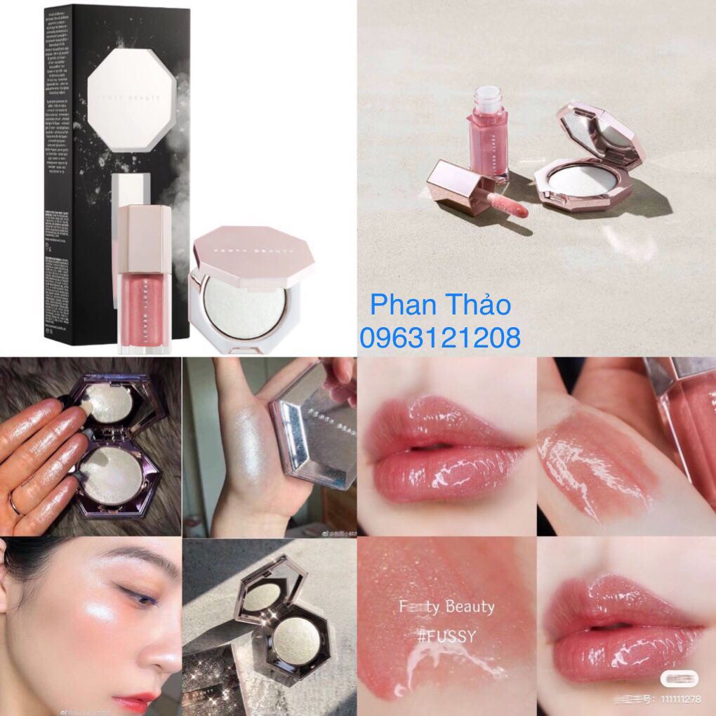 [Có Tách set] Set Son bóng + Highlighter Fenty Beauty | BigBuy360 - bigbuy360.vn