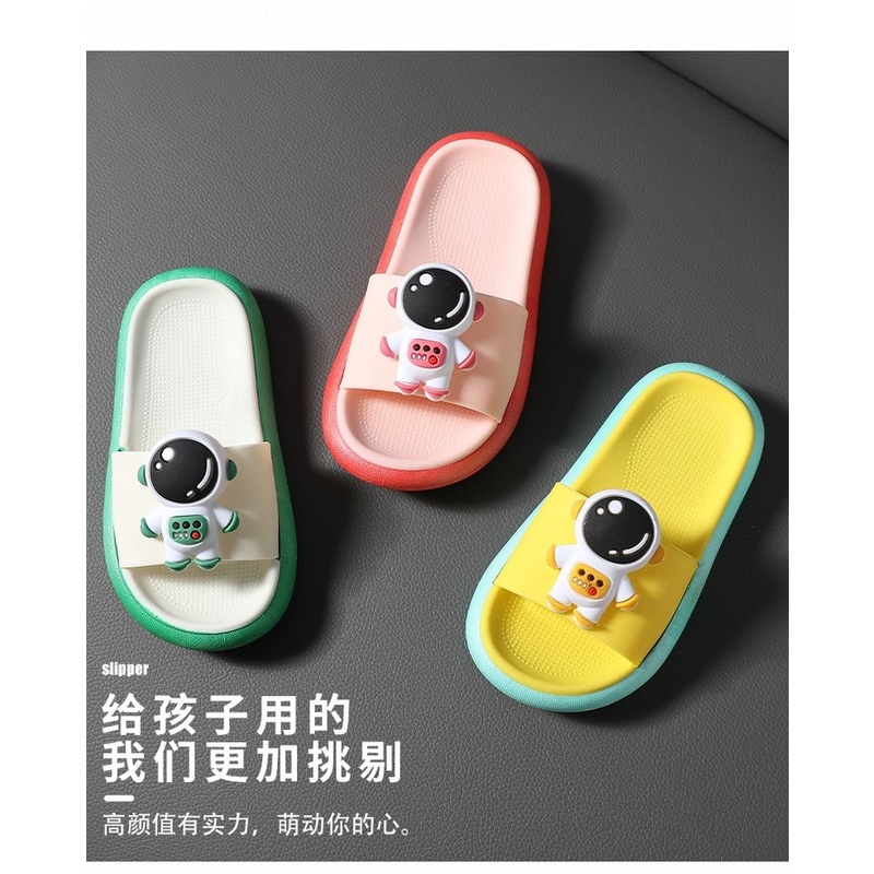 Dép Quai Ngang Chống Trượt Họa Tiết Hoạt Hình Dễ Thương Cho Bé
