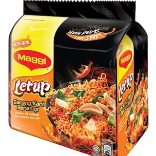 MAGGI LETUP 4 gói khô- mì ớt miếng🇲🇾