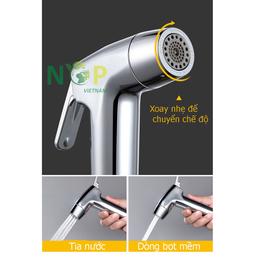 Tay xịt vệ sinh hai trong 1, hai chế độ nước, chống rát, chống bỏng Waternymph ASPQ003