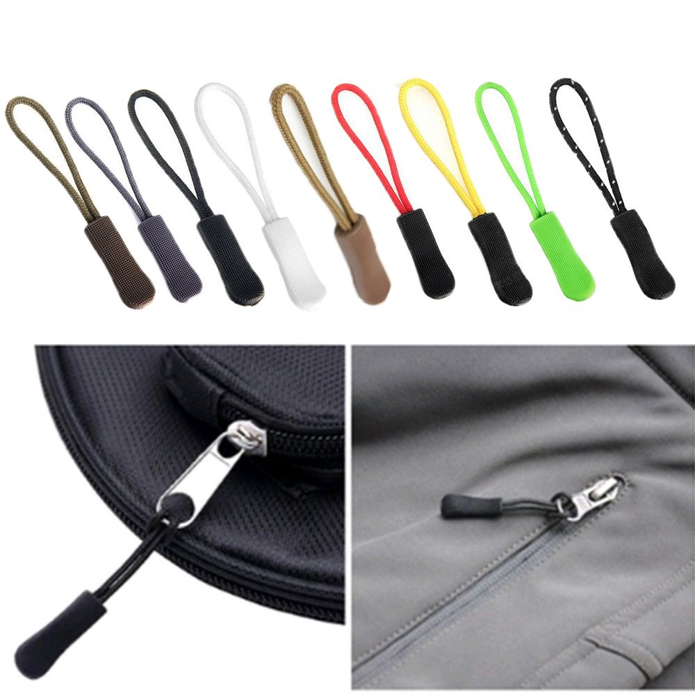 Set 5 / 10 / 15 đầu dây kéo khóa zip thay thế chất lượng cao cho túi xách / balo