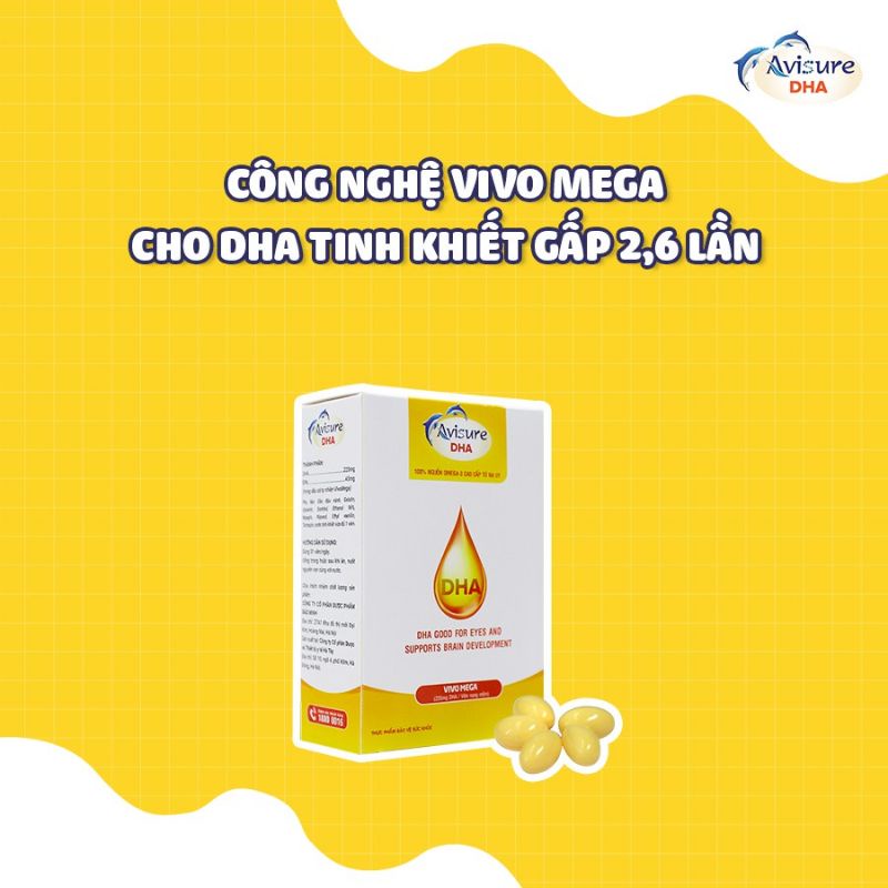 DHA tinh khiết từ Na Uy AVISURE DHA - giúp bổ sung DHA giúp phát triển não bộ, tốt cho mắt