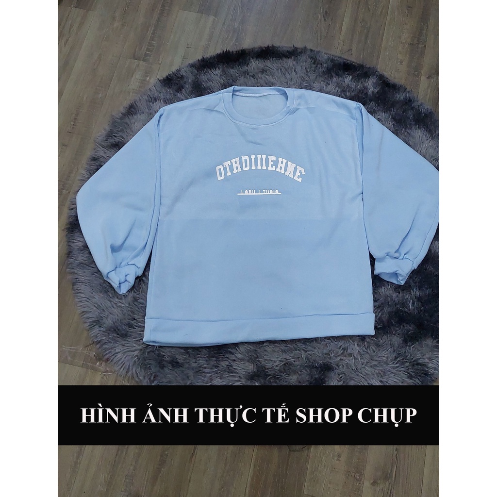 Áo nỉ sweater nữ form rộng dài tay chất nỉ Áo sweater OTTO trending Hàn Quốc - CUTE_ZOO | BigBuy360 - bigbuy360.vn