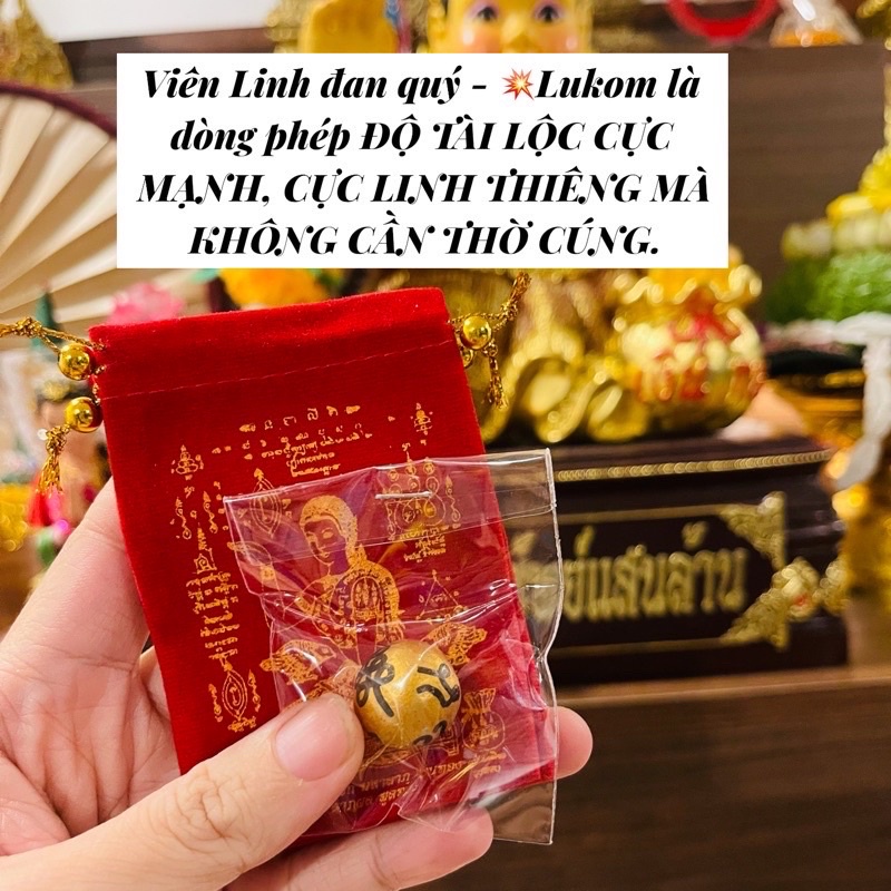 viên kẹo linh đan thái lan ( tặng kèm túi đỏ )