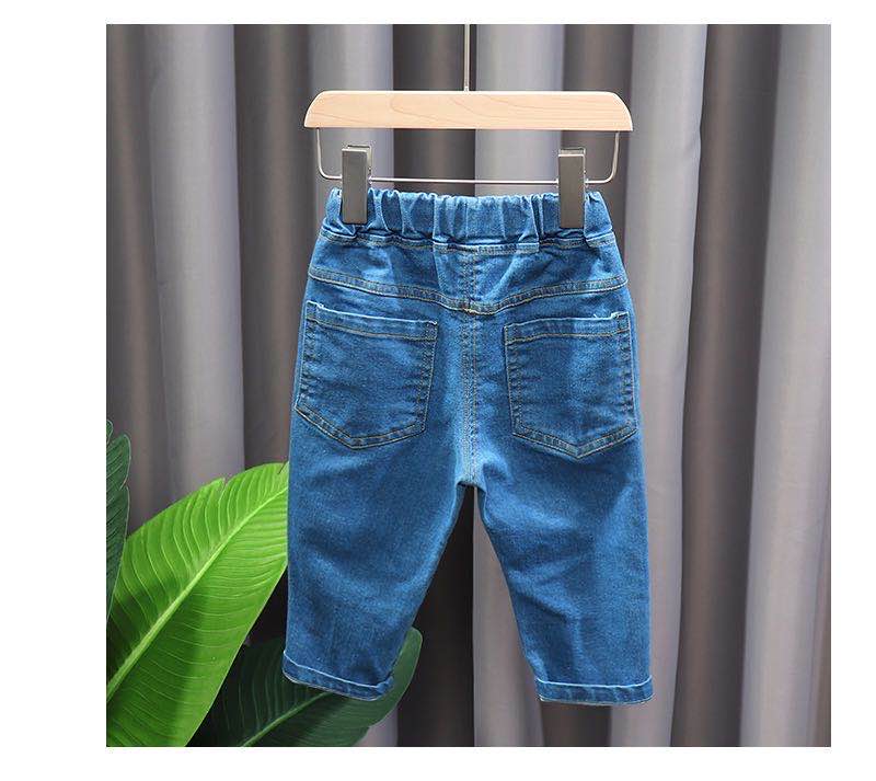Quần jeans dài phong cách Hàn Quốc năng động thời trang cho bé trai từ 0-5 tuổi