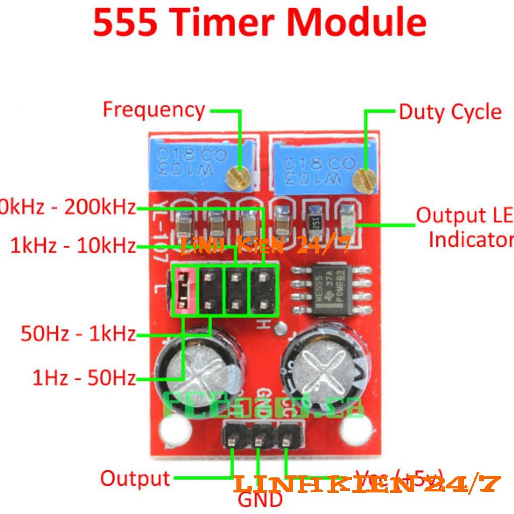 NE555 DIY mạch điều tốc cho motor brushless/động cơ không chổi than