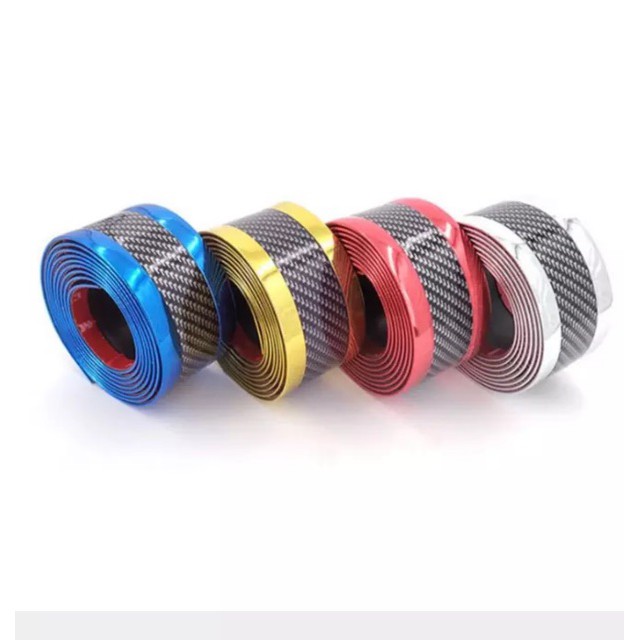 Cuộn nẹp cao su Carbon bảo vệ trang trí ô tô mới 2021