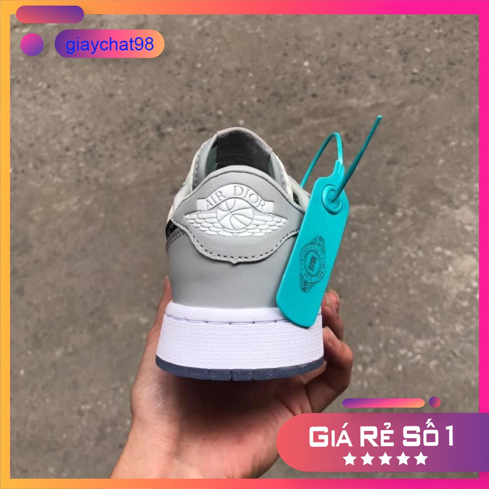 [Mã FAGREEN245 giảm tới 30K đơn 99K] Giày JD Giày Thể Thao AIR JD1 D.i.o.r cổ THẤP Cao Cấp | BigBuy360 - bigbuy360.vn