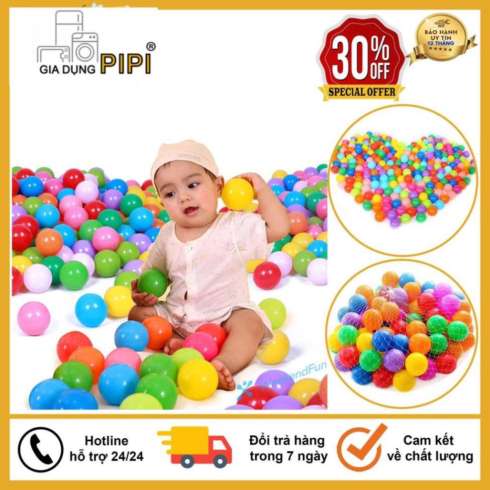 Set Bóng Nhựa Đồ Chơi Cho Bé, Bóng Nhựa Nhà Bóng, Hồ Bơi - An Toàn Cho Bé