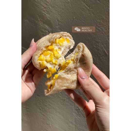 Bánh Bao Nguyên Cám Ăn Kiêng Ngô Phomai - For Eatclean, DAS, Lowcarb &amp; Tiểu đường