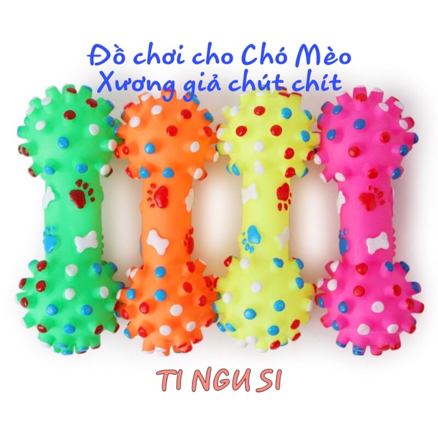 ĐỒ CHƠI CHO CHÓ MÈO - Xương giả đồ chơi SIZE TO