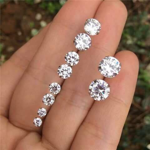 Đá đính răng - Natural Moissanite - Kim cương mỹ