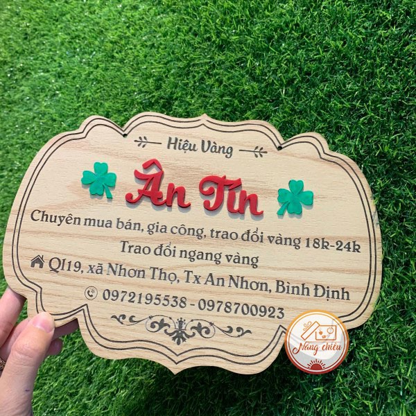 BẢNG HIỆU GỖ TREO SHOP - Bảng hiệu free thiết kế theo yêu cầu