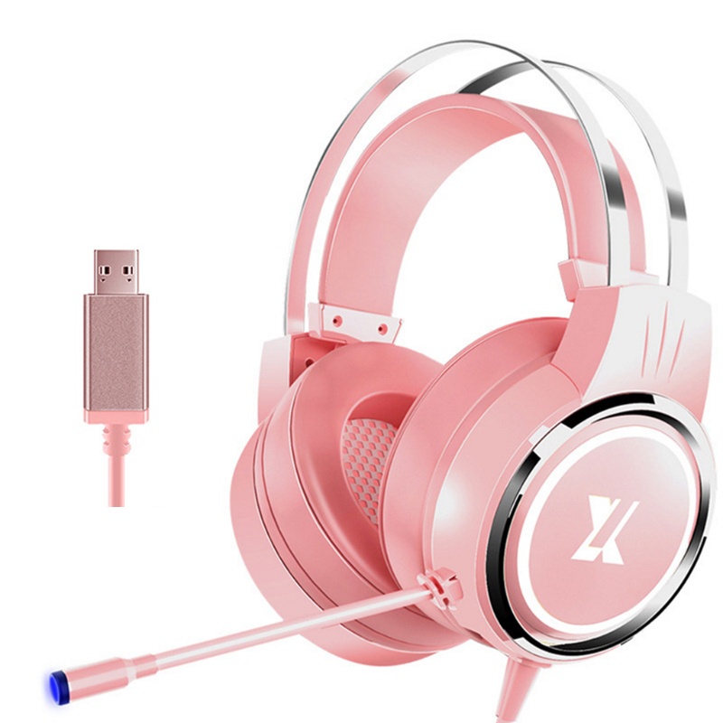 Tai Nghe Trùm Đầu Chơi Game zzz 7.1 Cổng USB Âm Thanh Vòm Có Mic
