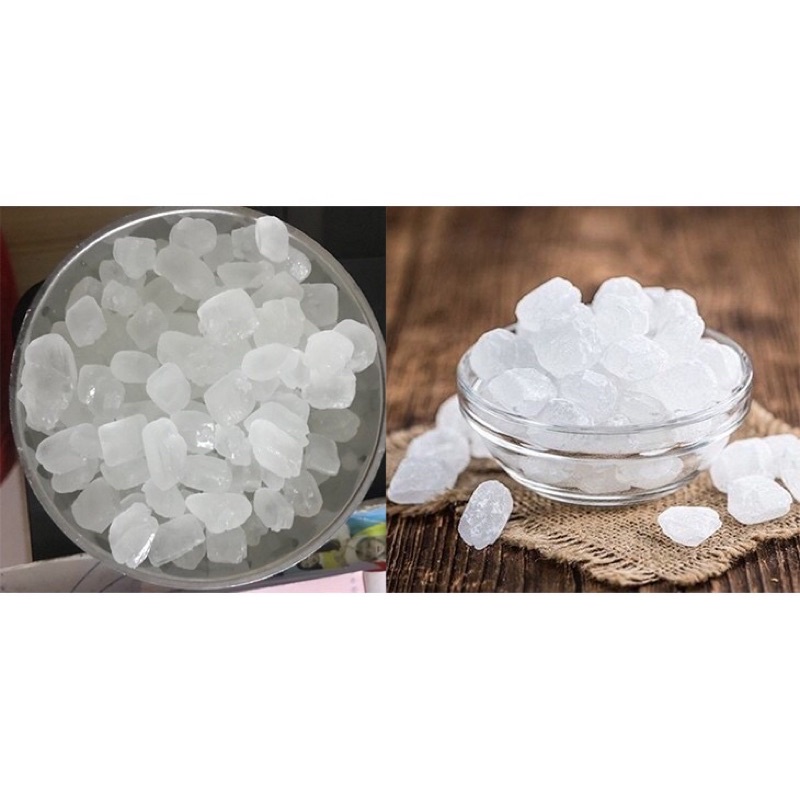 Đường phèn trắng hạt nhỏ túi 100g