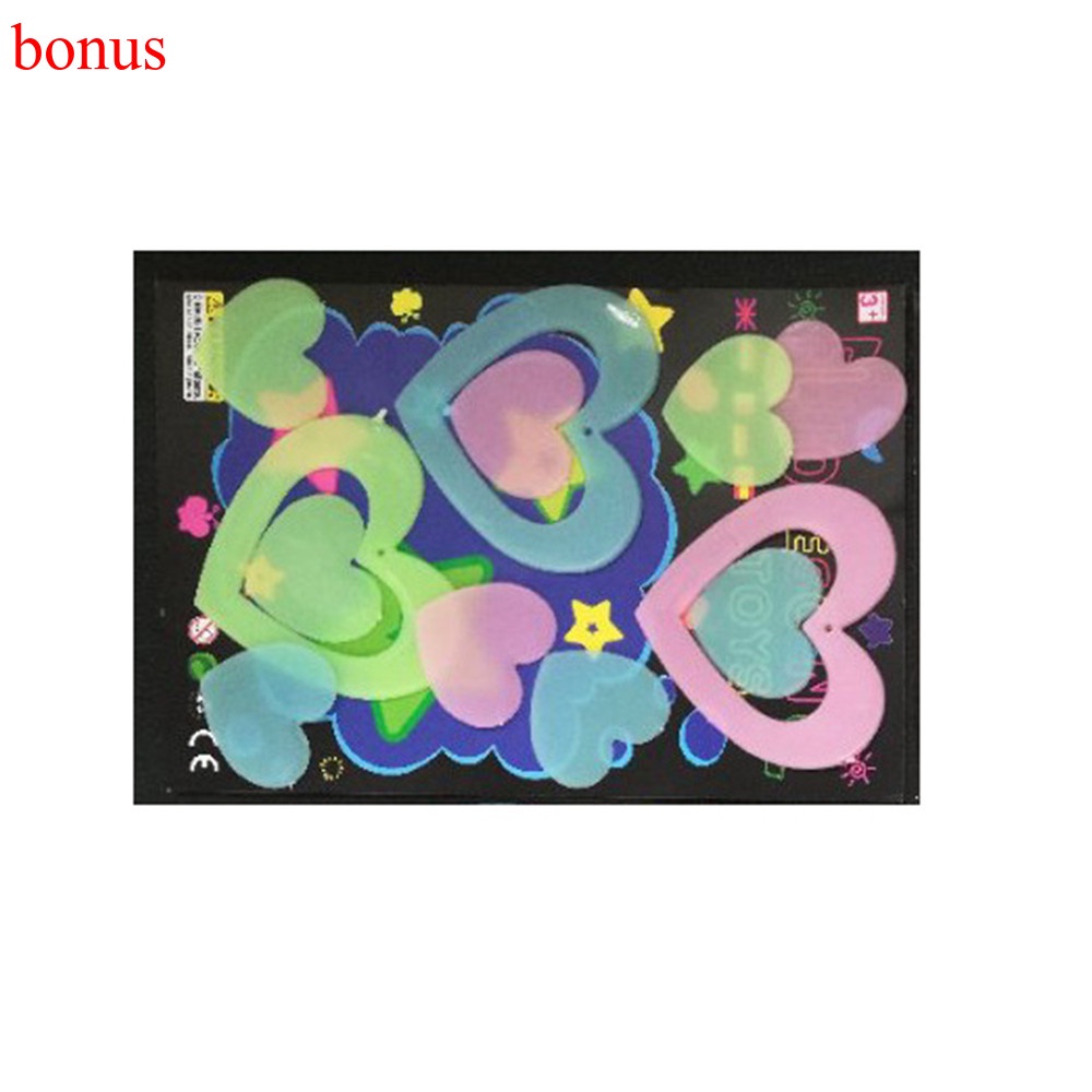 Bộ miếng dán tường hình ngôi sao và mặt trăng 3d dạ quang phát sáng trong bóng tối trang trí phòng bé