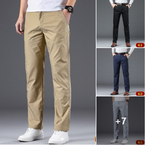 Quần KaKi Ống Đứng From Hàn. (Co Giãn, Mềm, Mịn, Đẹp)