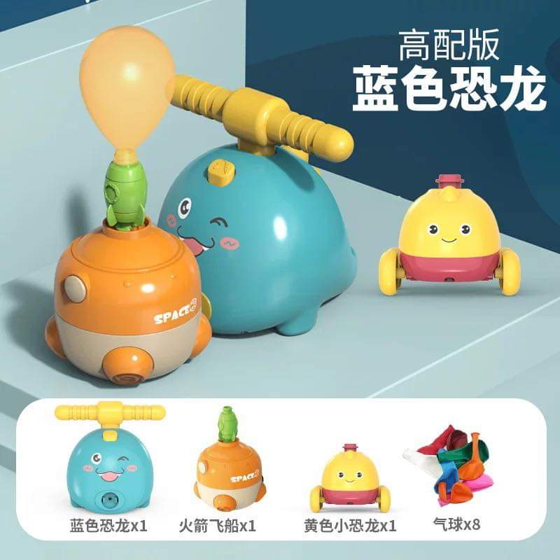 Đồ chơi xe đua bơm bóng ( có phi hành gia bay lên)