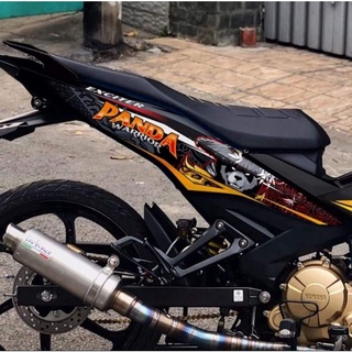 tem rời exciter 150 đen gấu panda