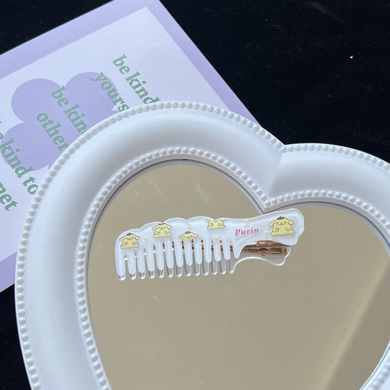 Lược Chải Tóc Loại Nhỏ Hình Mèo Hello Kitty/Trái Tim Dễ Thương Cho Bé Gái