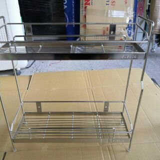 Kệ inox 2 tầng 304