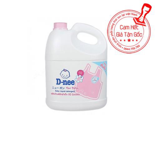 Nước giặt xả Dnee cho bé 3000ml Thái Lan màu HỒNG