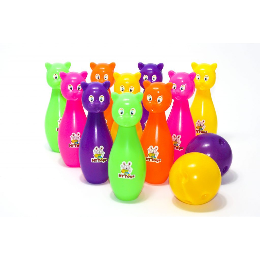 &lt;&lt;HÀNG VIỆT NAM&gt;&gt; Đồ chơi bowling nhựa hình mèo đáng yêu
