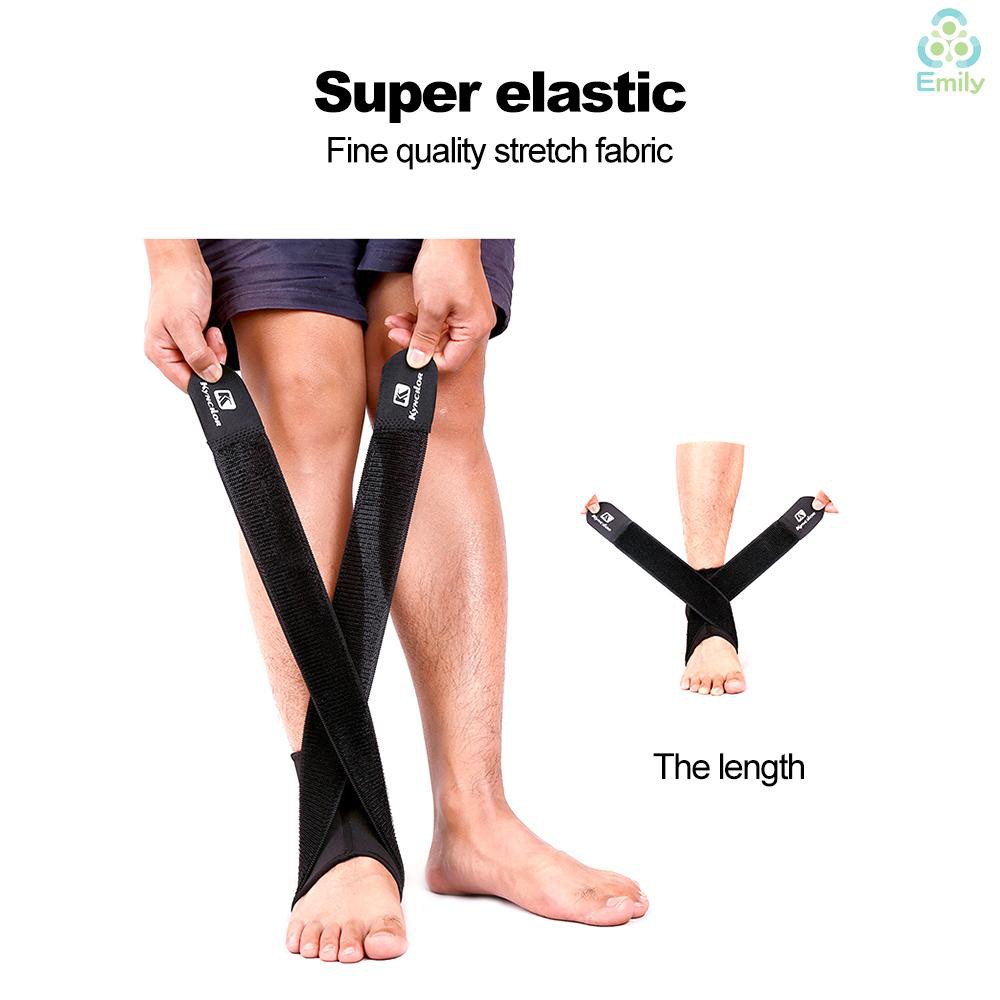 [Hàng Hot]Sport Ankle Support Elastic High Protect Sports Equipment Safety Running Basketball Ankle Brace Support Black&L