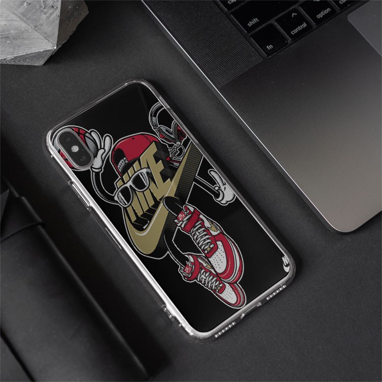 Ốp lưng nhựa dẻo nike sport trong suốt cực sang Iphone 7/8/8Plus/X/Xs/Xs Max/11/11 Promax/12/12 Promax NIKPOD00431