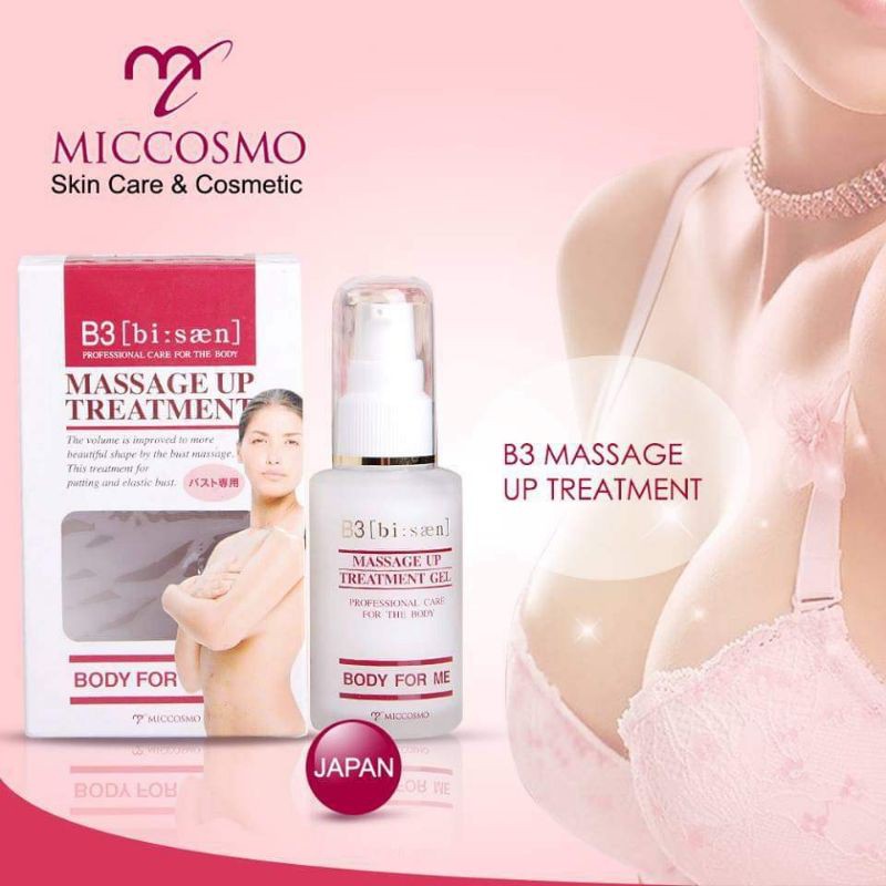 Gel massage NỞ NGỰC, Căng, Săn Chắc Ngực B3 Massage Up Treatment chính hãng Nhật Bản ,