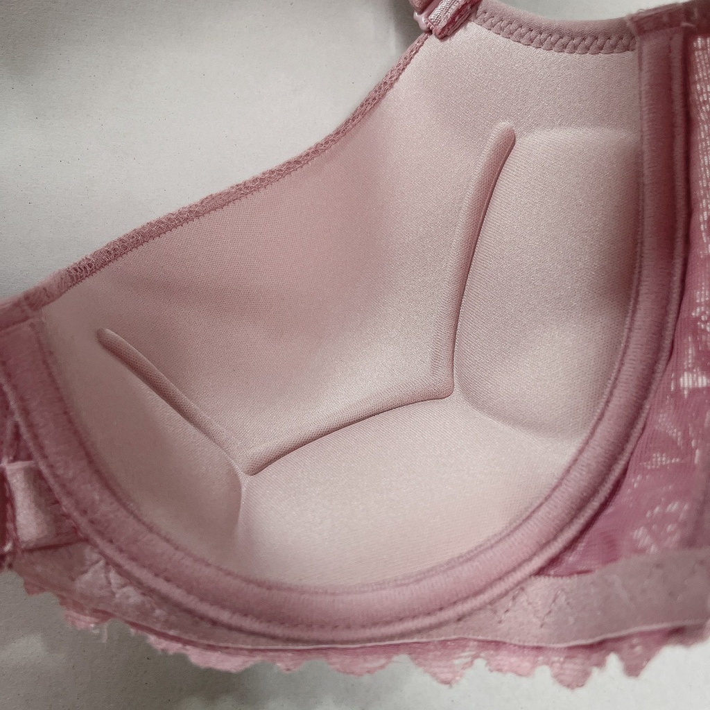 Áo ngực nữ ren cài trước nâng ngực Lovely 551 có gọng mút đúc mỏng cúp xéo size 34-36-38-40-42