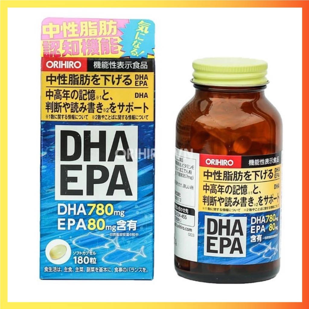 Viên bổ não DHA EPA nhật bản  hộp 180 viên