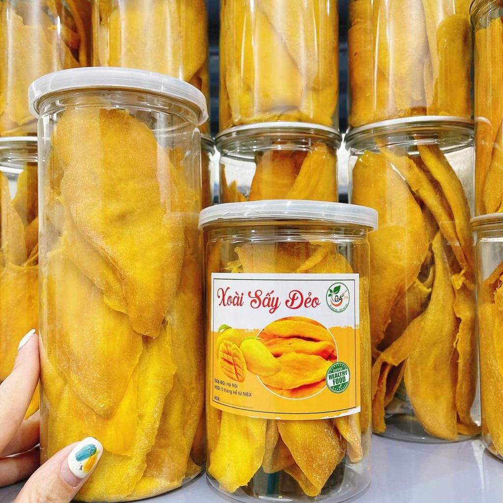 Xoài Sấy Dẻo/ Sấy Lạnh Tự Nhiên Nguyên Chất Thơm Ngon
