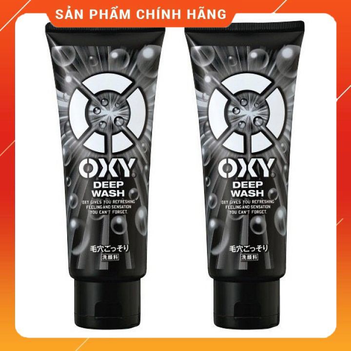 Sữa Rửa Mặt Oxy Deep Wash Nhật Bản 200g (Hàng nội địa Nhật)