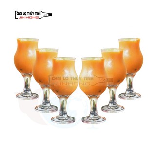 BỘ 6 LY THỦY TINH POCO LY UỐNG SINH TỐ MT12TU