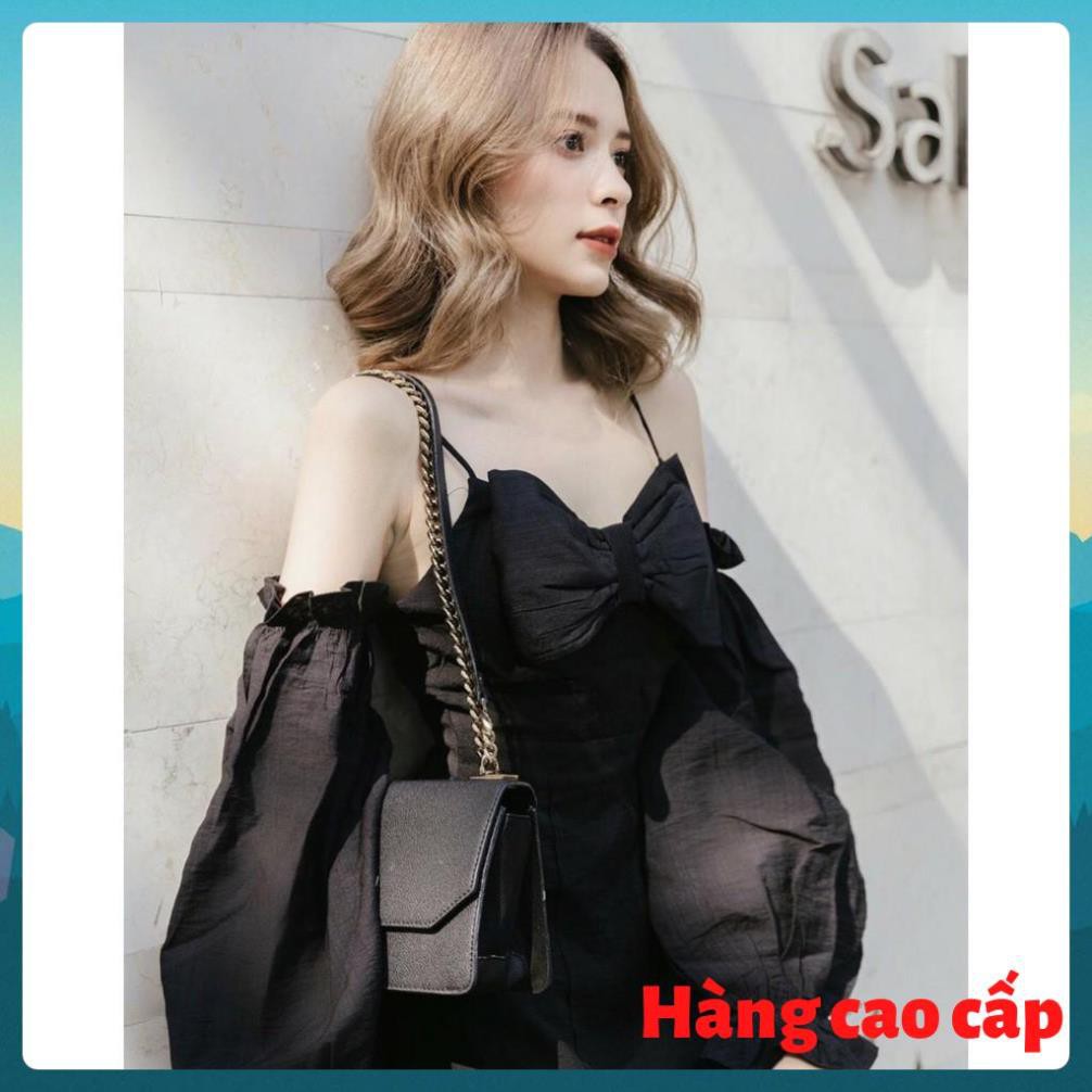 (Hàng cao cấp) Đầm dạo phố rớt vai nơ ngực cute hết nấc - Danar Dress | BigBuy360 - bigbuy360.vn