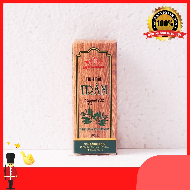 [Tinh dầu Tràm Huế] NGUYÊN CHẤT Búp Sen 10ml - Tinh dầu tràm gió thiên nhiên chăm sóc sức khỏe cho bé