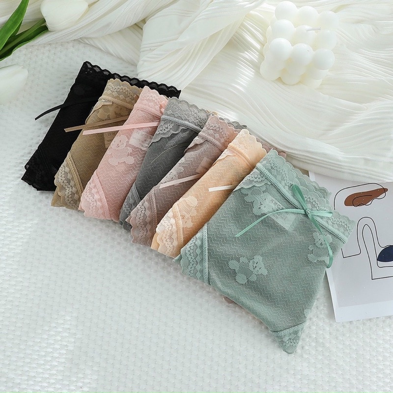 Quần lót lưới 3D hình gấu siêu sexy (lẻ 1c)